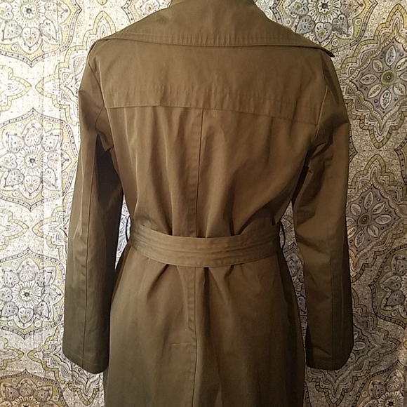 Michael Kors Trench Coat w/Removable Liner Size M - Picture 3 of 8